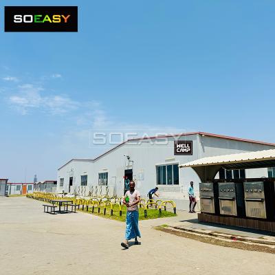 ที่พักค่ายเหมืองแร่ บ้านสำเร็จรูป ค่ายแรงงาน สำนักงานสถานที่ก่อสร้าง ที่พักชั่วคราวสำหรับคนงาน